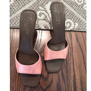 Vintage Gucci Leather Sandals